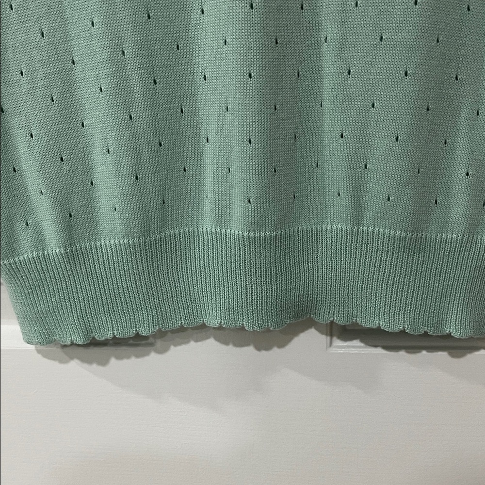 Mak B Mint Green Women's Cardigan - Picture 10 of 11